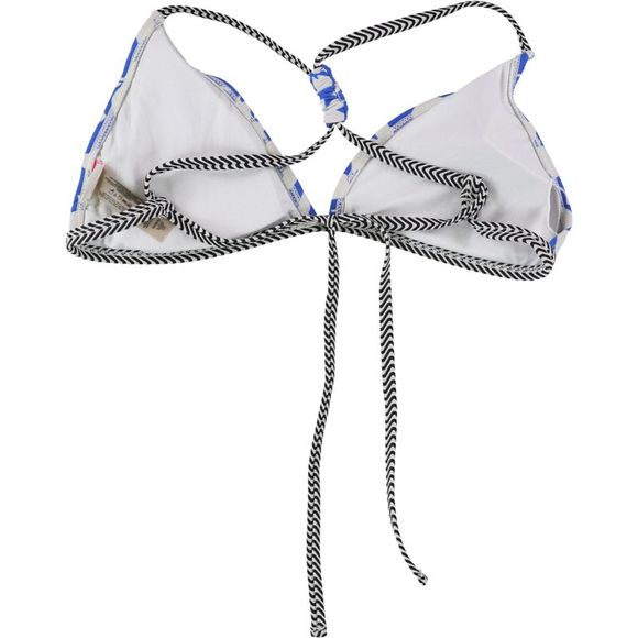 Raisins Glow Blue Juniors Bikini Swim Top